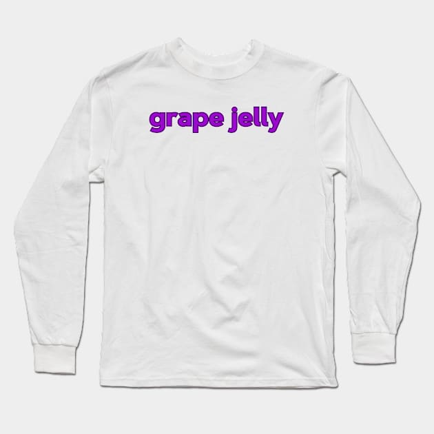 Halloween Costume Shirt GRAPE JELLY Long Sleeve T-Shirt by SwagOMart